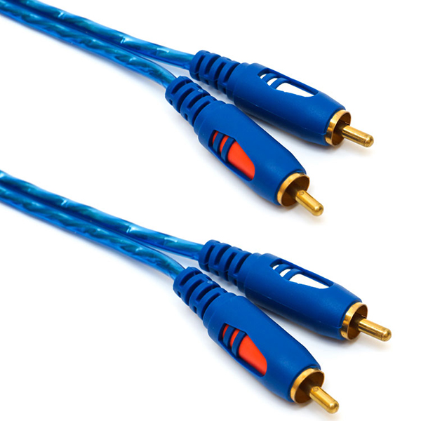 AC02 AV Cable Two Pairs to Two RCA Audio Cable Audio Line Lotus Cable
