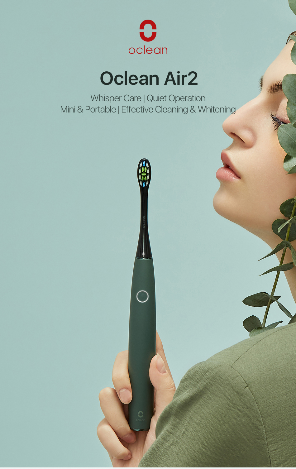 Oclean Air 2 New Sonic Electric Toothbrush IPX7 Waterproof Touch Screen Fast Charging 3 Modes Tooth Brush For Adult