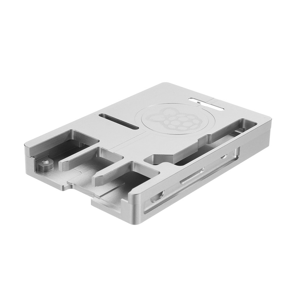 Ultra-thin Aluminum Alloy CNC Case Portable Box Support GPIO Ribbon Cable For Raspberry Pi 3 Model B+(Plus) 15