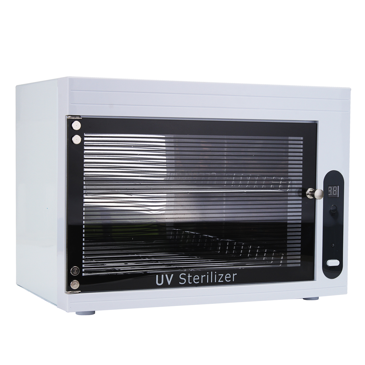 

Mini UV Sterilizer Cabinet 26x20x17cm Ozone-ultraviolet Sterilization 110V US Plug