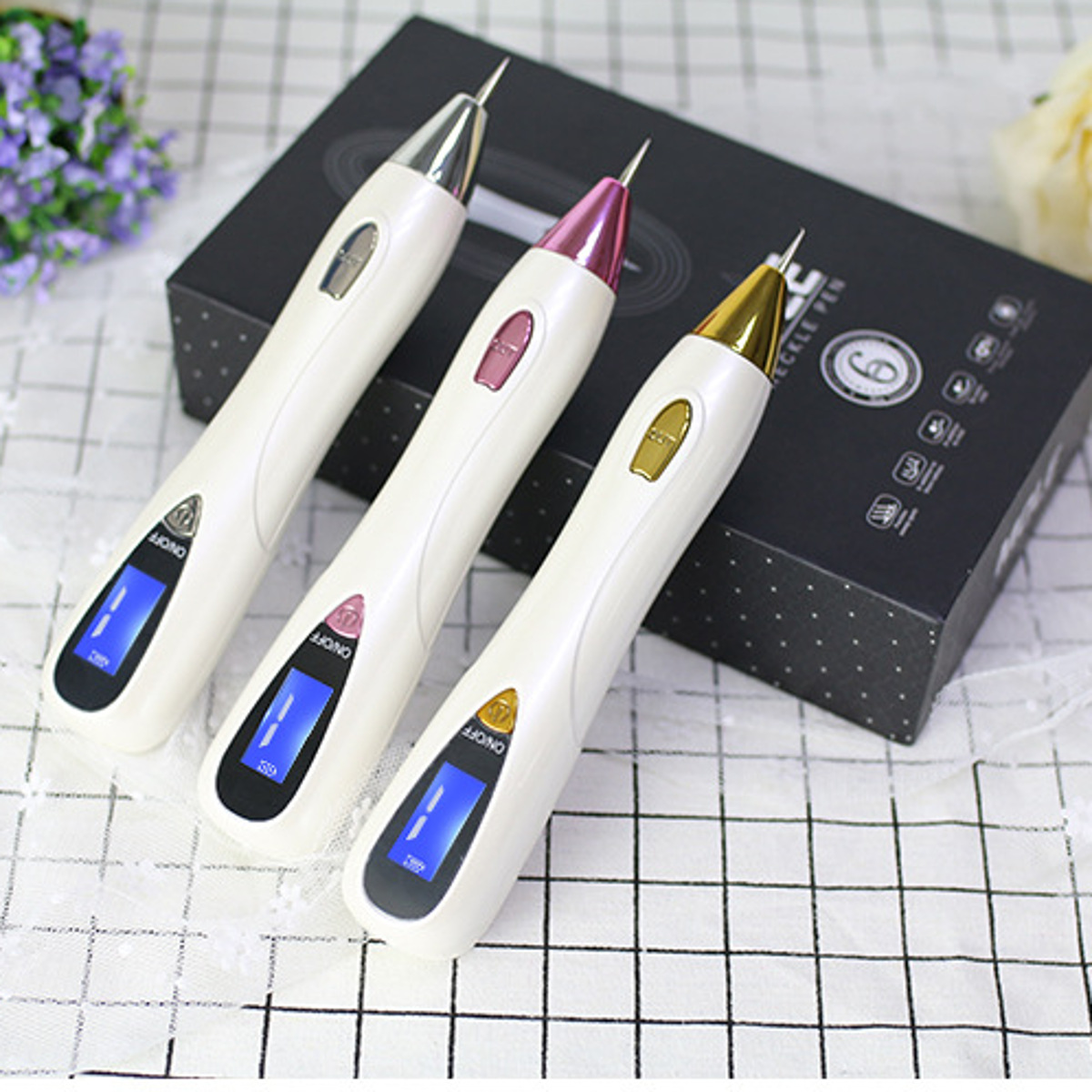 LCD Display Laser Mole Removal Pen Freckle Wart Removal