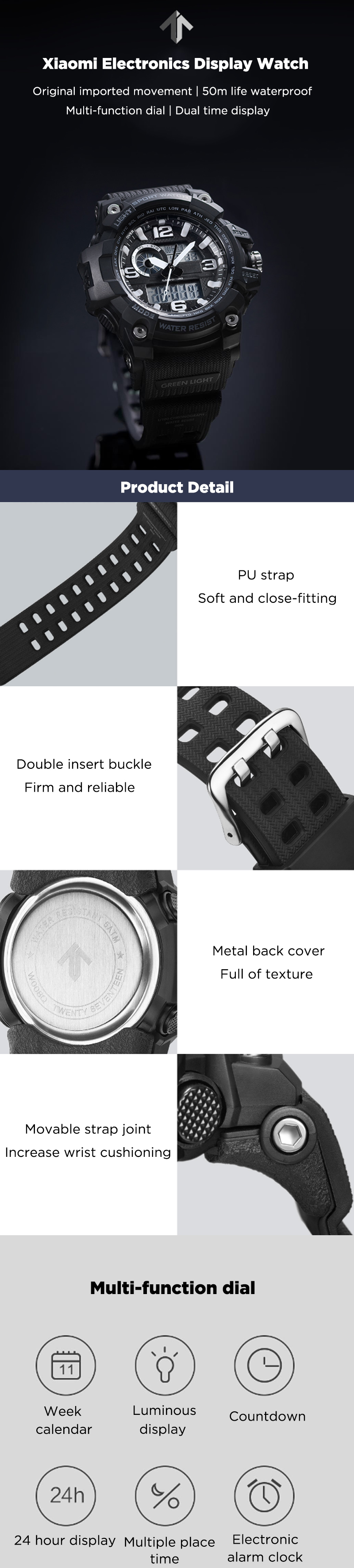 שעון &#8211; Xiaomi TwentySeventeen &#8211; הג'י שוק של שיאומי