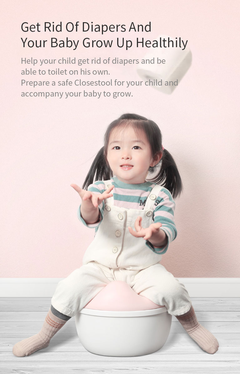 Qborn ZQ01JK Children's Toilet Bowl Baby Toilet Training Seat Cute Potty Children's Urine Pot Comfortable Portable High Stool Baby Potties From Xiaomi Youpin