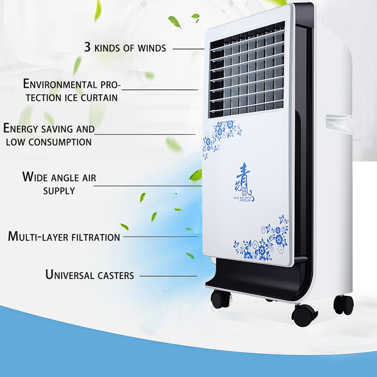220V Portable Summer Mini Air Conditioner Cooling Artic Cooler Conditioning Fan 11