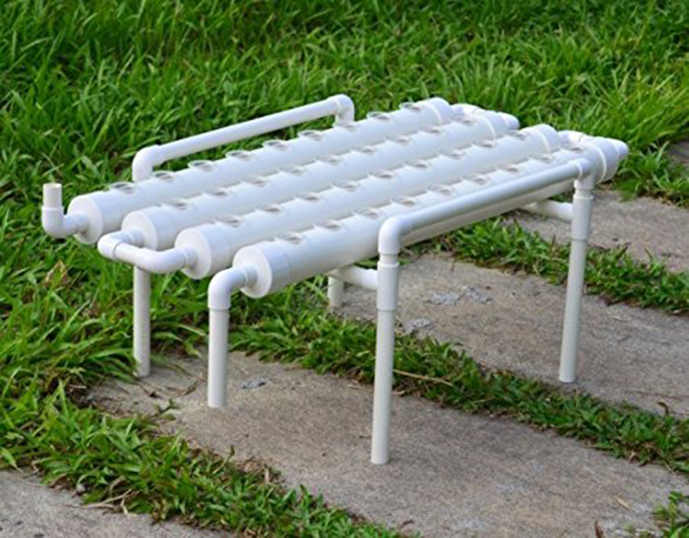 36 Holes Hydroponic Piping Site Grow Kit DIY Horizontal Flow DWC Deep Water Culture System Garden Vegetable 6