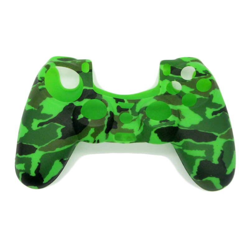 Camouflage Army Soft Silicone Gel Skin Protective Cover Case for PlayStation 4 PS4 Game Controller 17