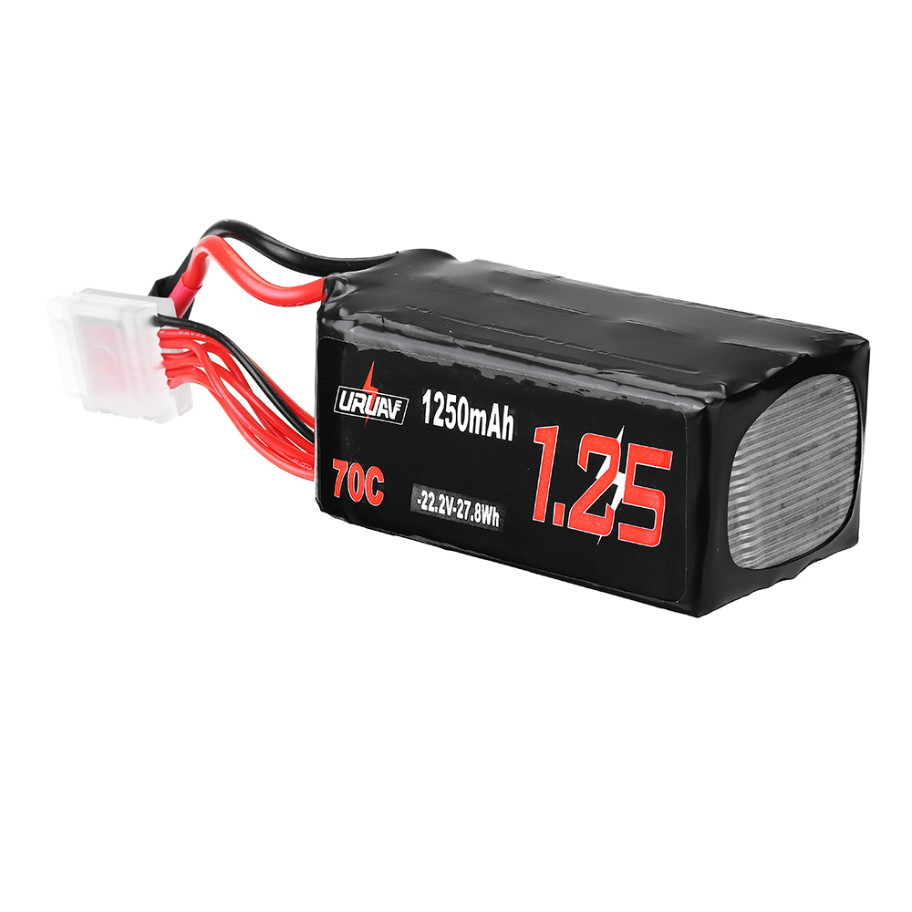 URUAV 22.2V 1250mAh 70C 6S XT60 Plug Lipo Battery for RC Model - Photo: 7