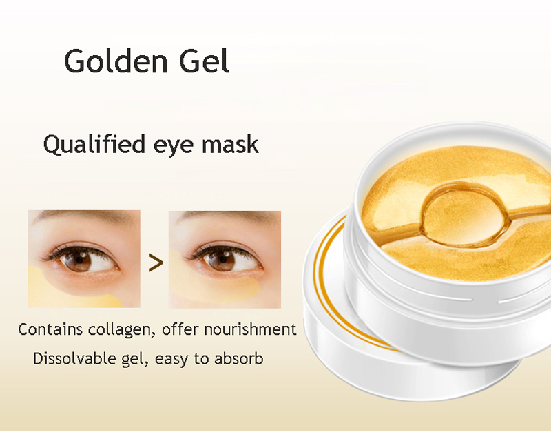 90pcs Moisturizing Collagen Gold Eye Mask