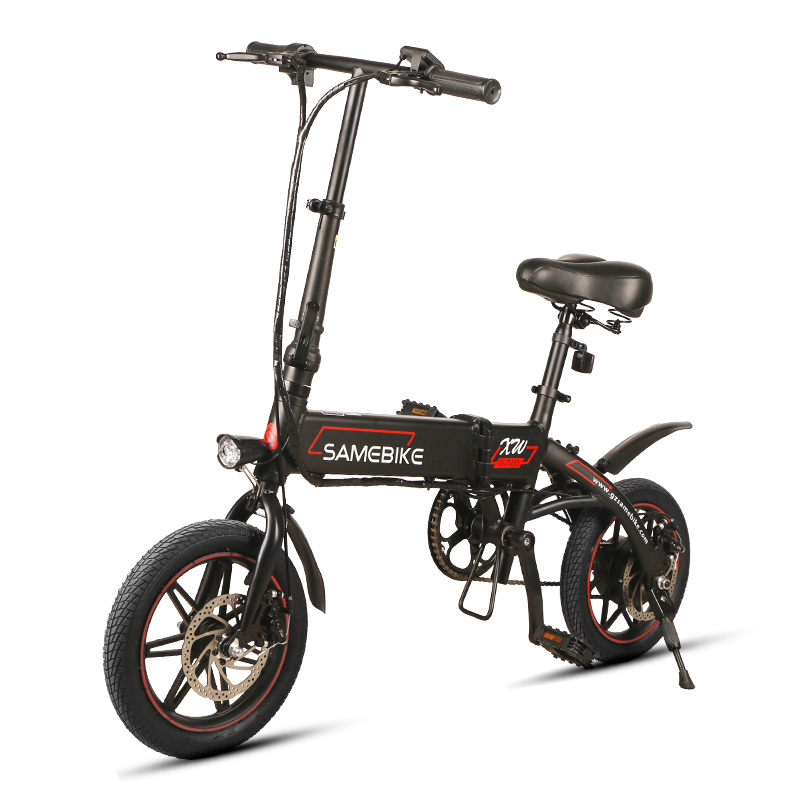 

Samebike XW14 250W Smart Bicycle Folding 36V 8AH Moped Electric Bike E-bike EU Plug For Cycling Camping Travel