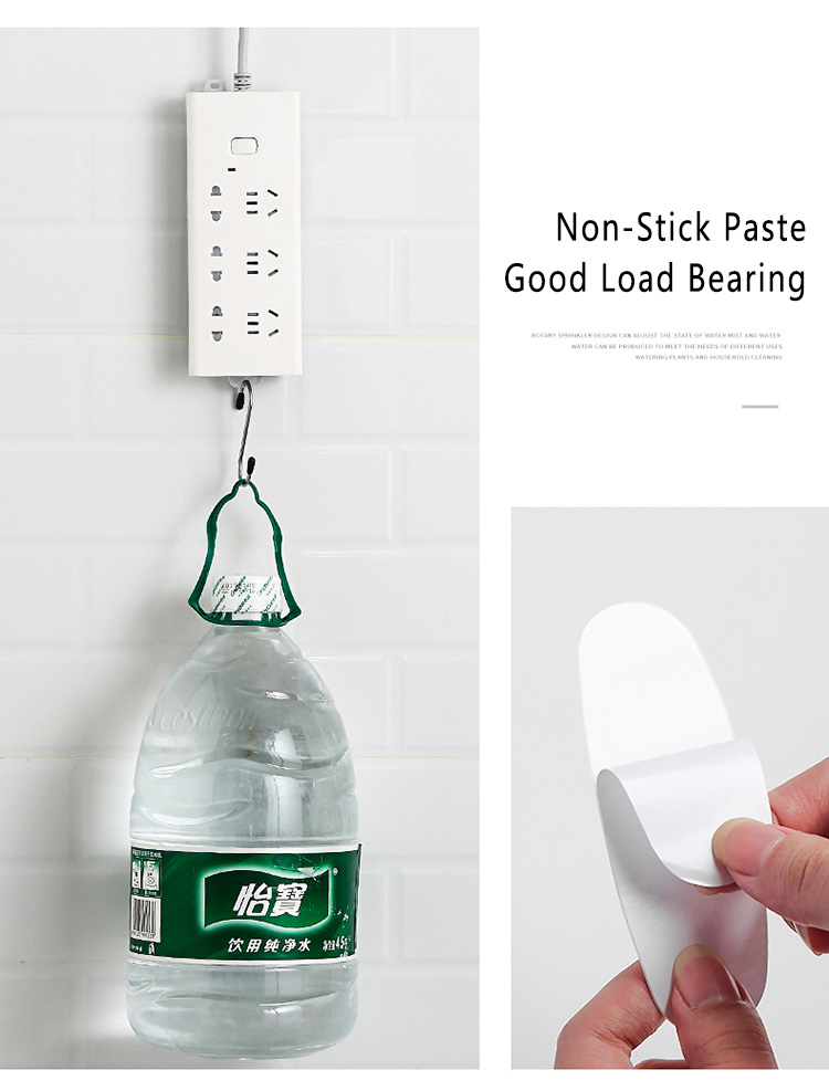Bakeey Wall-Mounted Sticker Punch-free Plug Fixer Home Self-Adhesive Socket Fixer Cable Wire Organizer Seamless Power Strip Holder