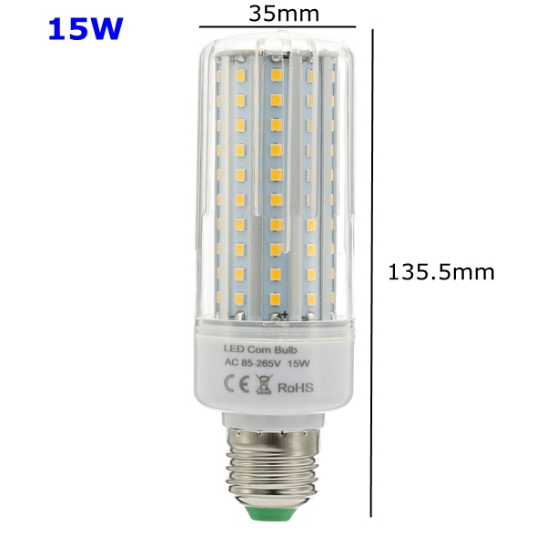 HL-CB 02 E27 E14 5W 10W 15W 20W SMD2835 No Strobe LED Corn Light Bulb AC85-265V