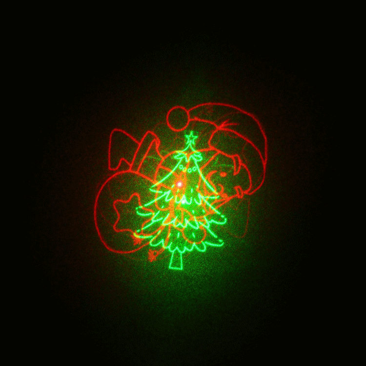 R&G Remote Christmas 8 Pattern Waterproof Projector Stage Light Garden Lawn Landscape Lamp