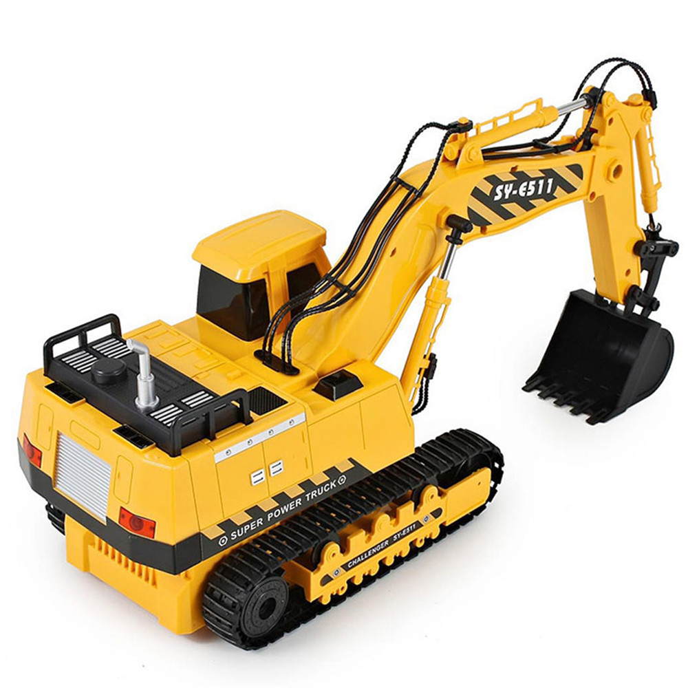 Double Eagle E511-003 1/20 2.4G 8CH Rc Car Excavator Engineering Truck W/ Light Sound Toys - Photo: 4