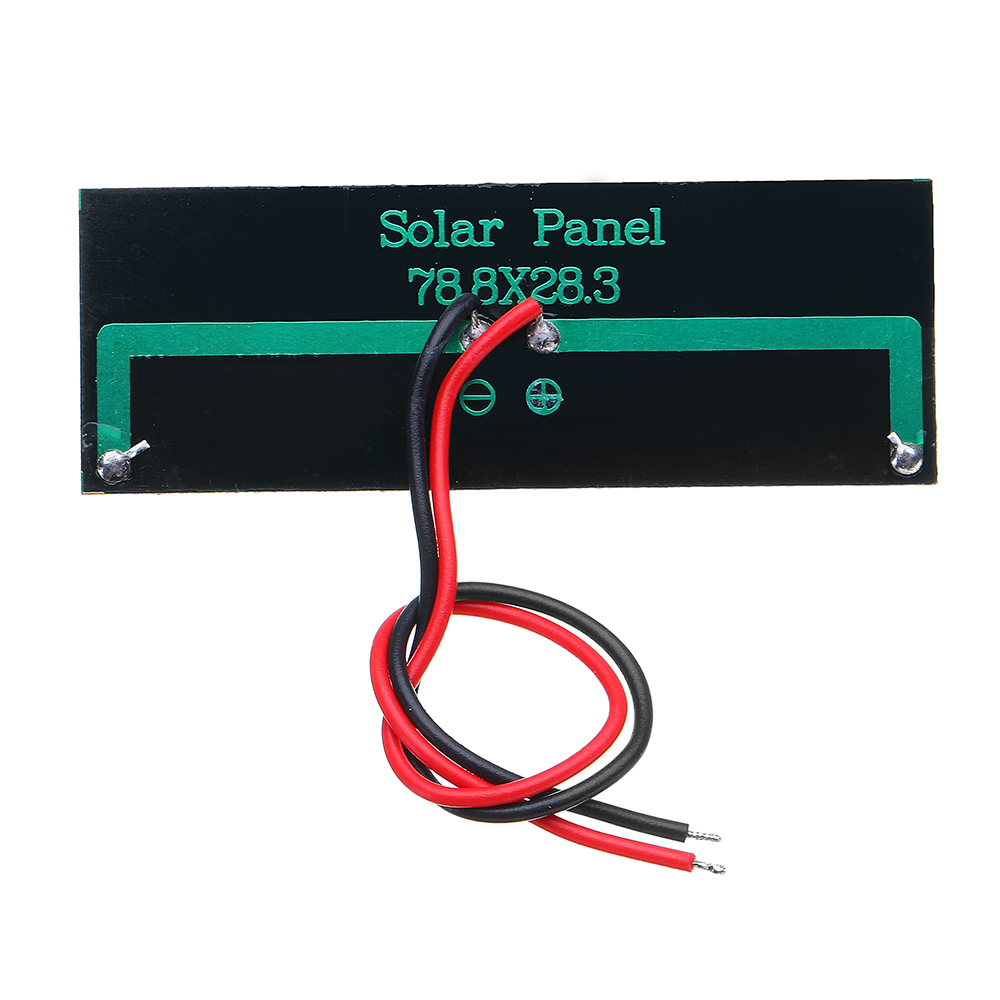0.2W 2V 78.8*28.3mm Mini Polycrystalline Silicon Epoxy Board Solar Panel for DIY Part 14