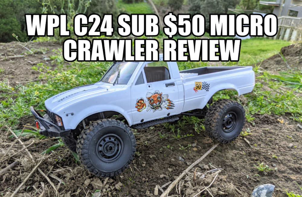 WPL C24 1/16 2.4G 4WD Crawler Truck RC Car Full Proportional Control RTR