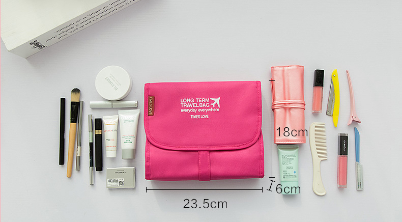 3 in 1 Detachable Travel Packing Makeup Toiletry Bag Cosmetics Waterproof Oxford Organizer Container