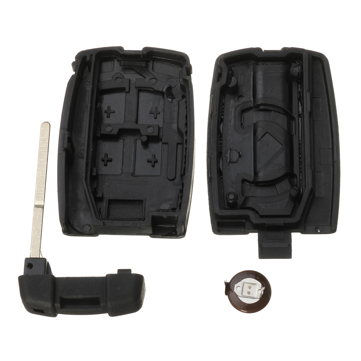 Automobile Locksmith Repair Kit for Land Rover Freelander 2 5 Button Smart Remote Key Fob Shell Case Switches VL2330 Battery