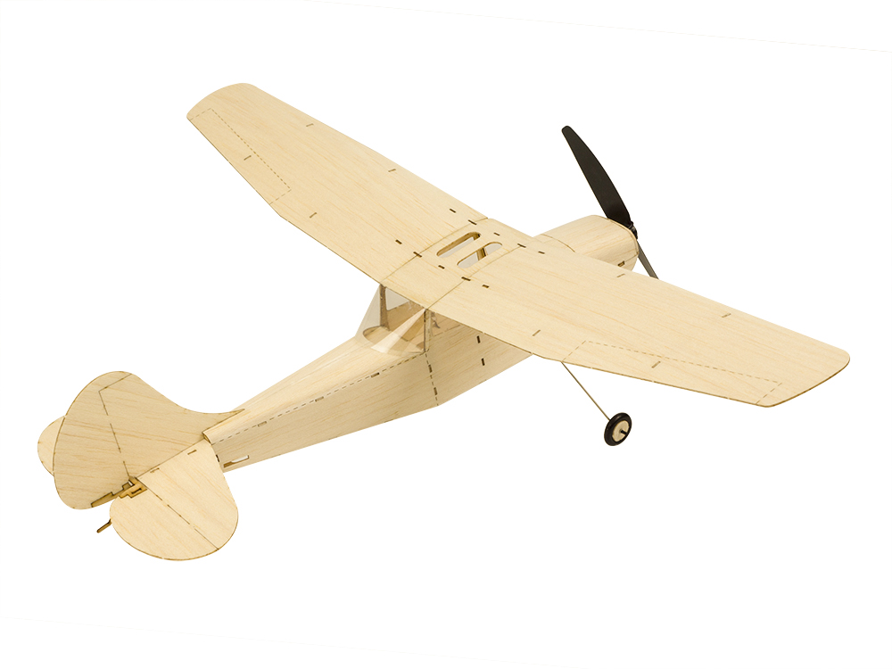 Dancing Wings Hobby K12 Cessna L-19 445mm Wingspan Balsa Wood Mini RC Airplane KIT/ KIT+Power Combo
