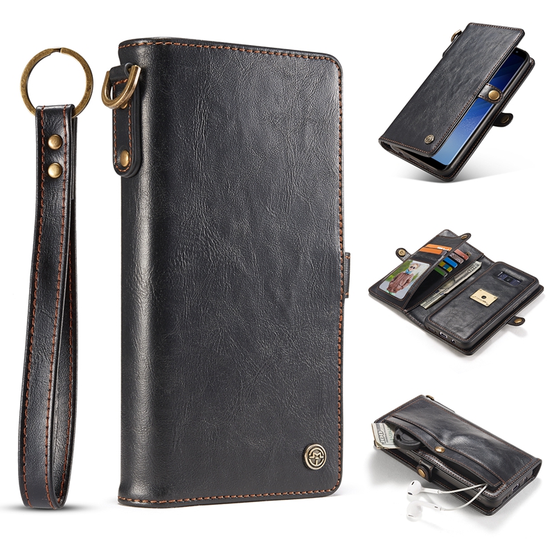 

Caseme Wallet Card Slots Magnetic Detachable Case For Samsung Galaxy S8/S8 Plus