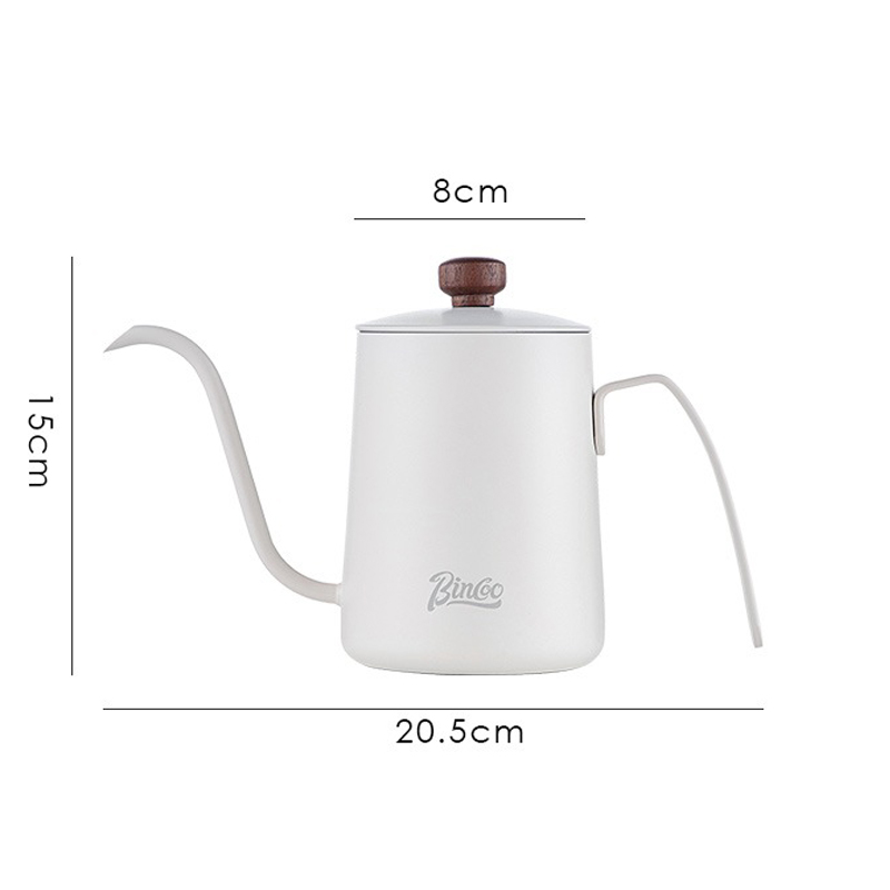 Bincoo Long Handle Thin Mouth Pot Hand Pour Coffee Pot Stainless Steel Household Coffee Pot