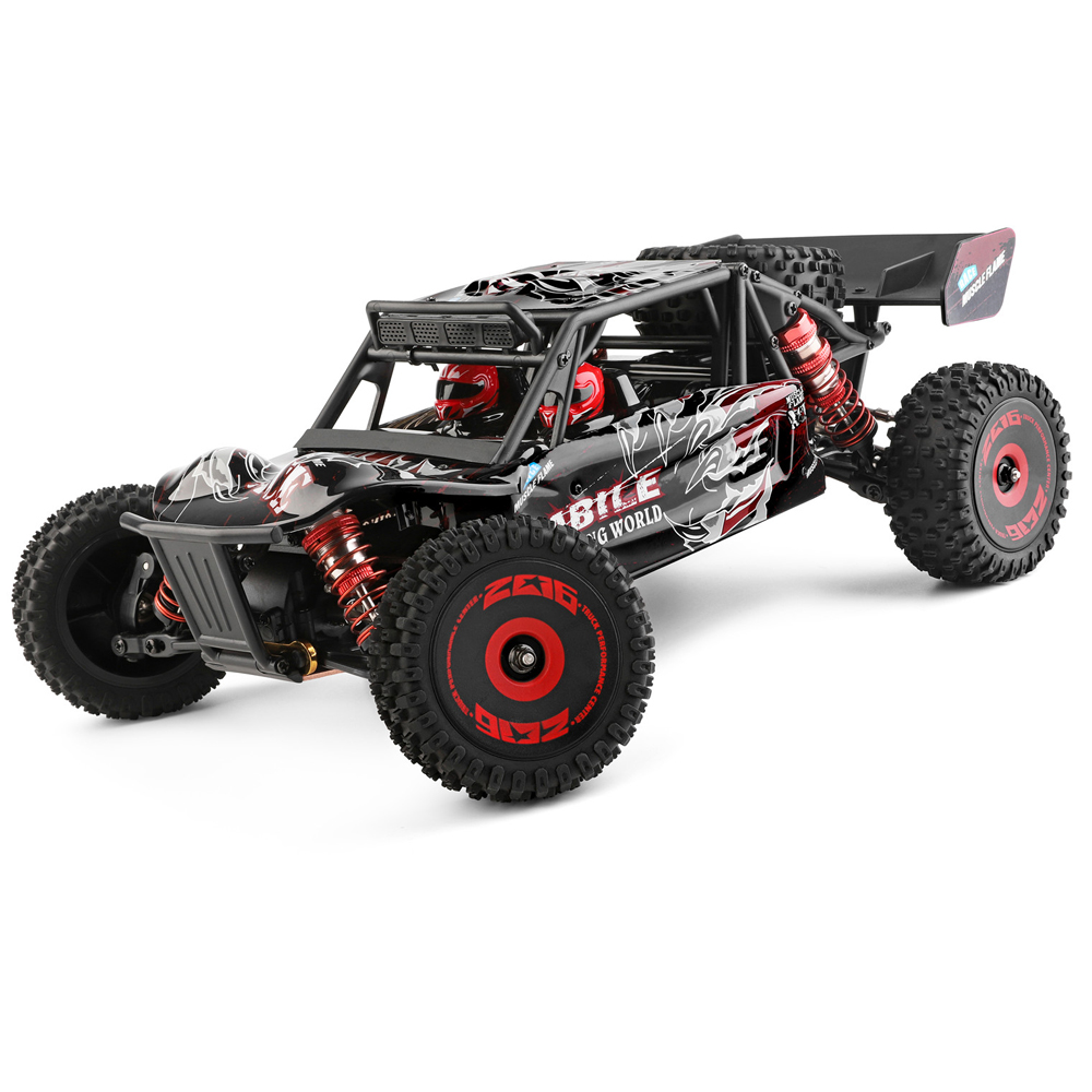 Wltoys 124016 V2 1/12 4WD 2.4G RC Car Brushless Desert Truck Off-Road Vehicle Models High Speed 75km/h Metal Chassis