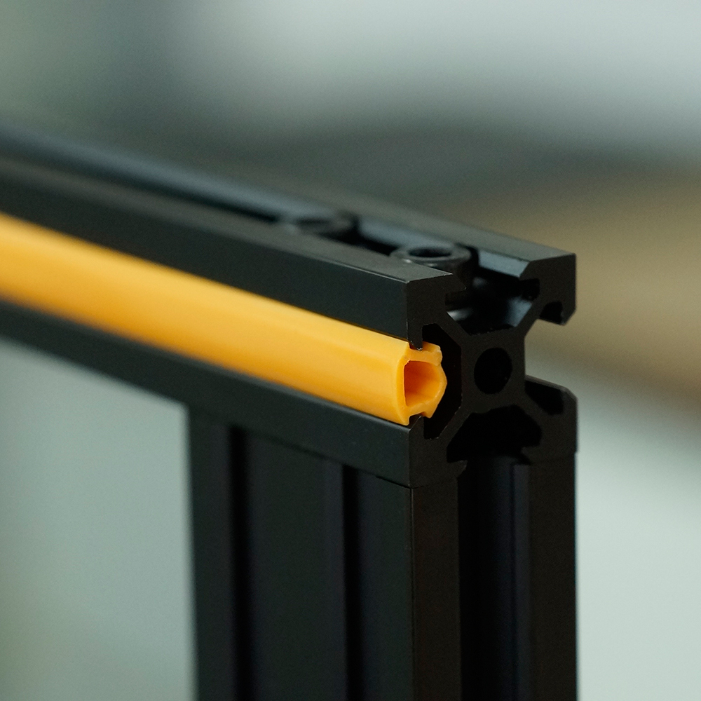 1Meter Black/Orange/Blue 2020 Aluminum Profile Slot Cover/Panel Holder for 3D Printer 20