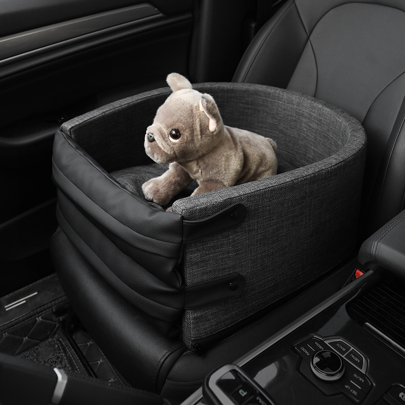 Car Dog Kennel Car Central Control Pet Safety Seat Cat Kennel Pad Car Supplies Dog Car Kennel Removable Washable