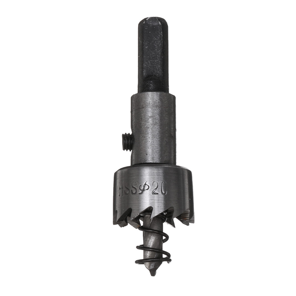 5pcs HSS 6542 Hole Sawtooth HSS Hole Saw Cutter Drill Bit Set 16/18.5/20/25/30mm with Plastic Box 13