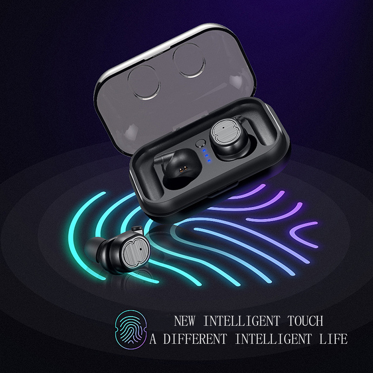 [Bluetooth 5.0] TWS Touch Control True Wireless Earphone HIFI Stereo IPX5 Waterproof Earbuds Headset 20