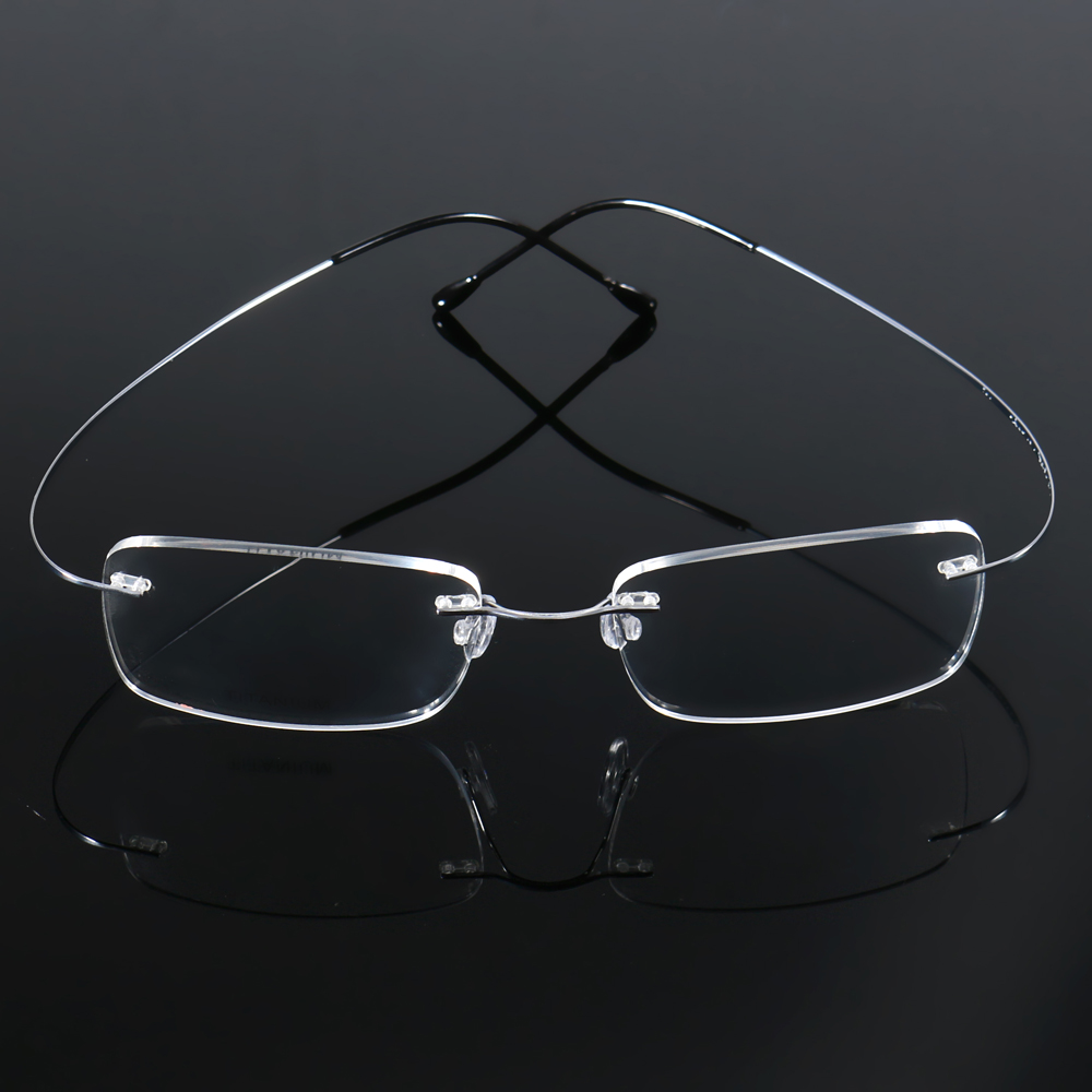 KCASA Custom Selectable Degree Lens Presbyopic Reading Glasses Flexible Titanium Frame HD Resin 