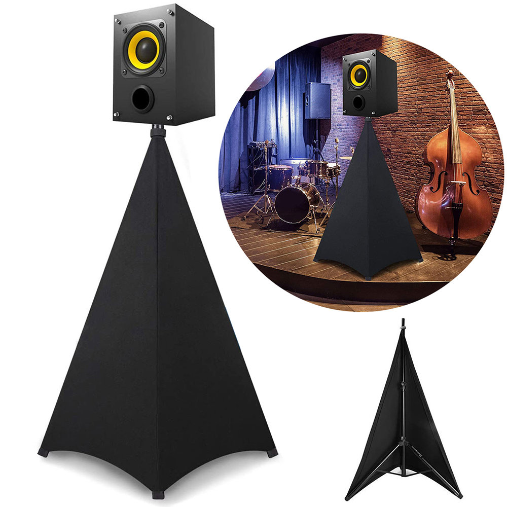 High Quality Speaker Tripod Scrim Cover Speaker Stand Cover for Banquets Weddings Concerts