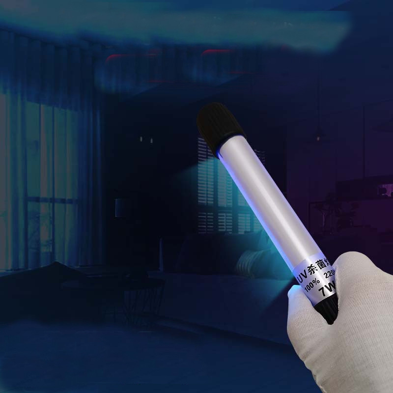 Portable UVC Ultraviolet Sterilizer Lamp Handheld Sterilizing Rod Household UV Disinfection Stick Deodorizer Ozone Light Torch