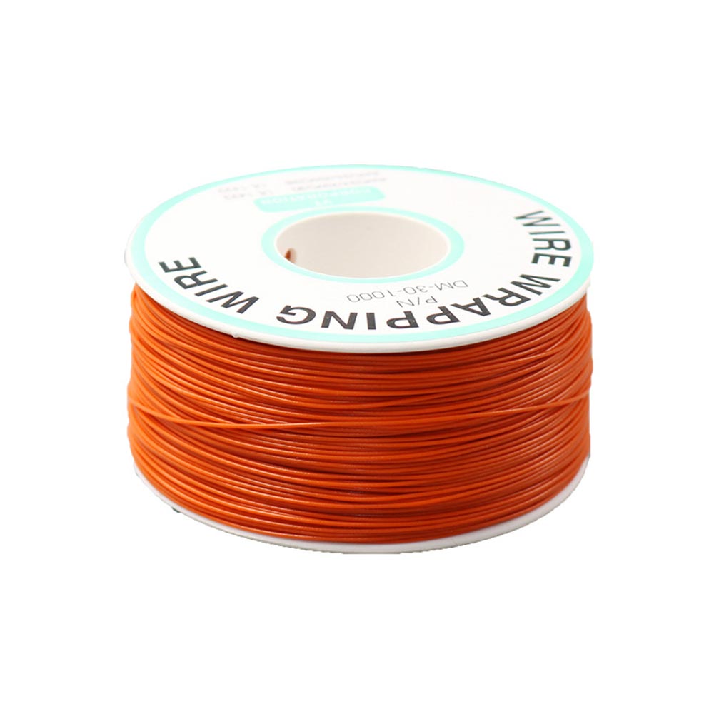 250m 30AWG Red/Black/Yellow/Blue/Green/White/Purple/Orange OK Line Circuit Board Flyer Wire Airline PCB Jumper Cable Wrapping Wire 8