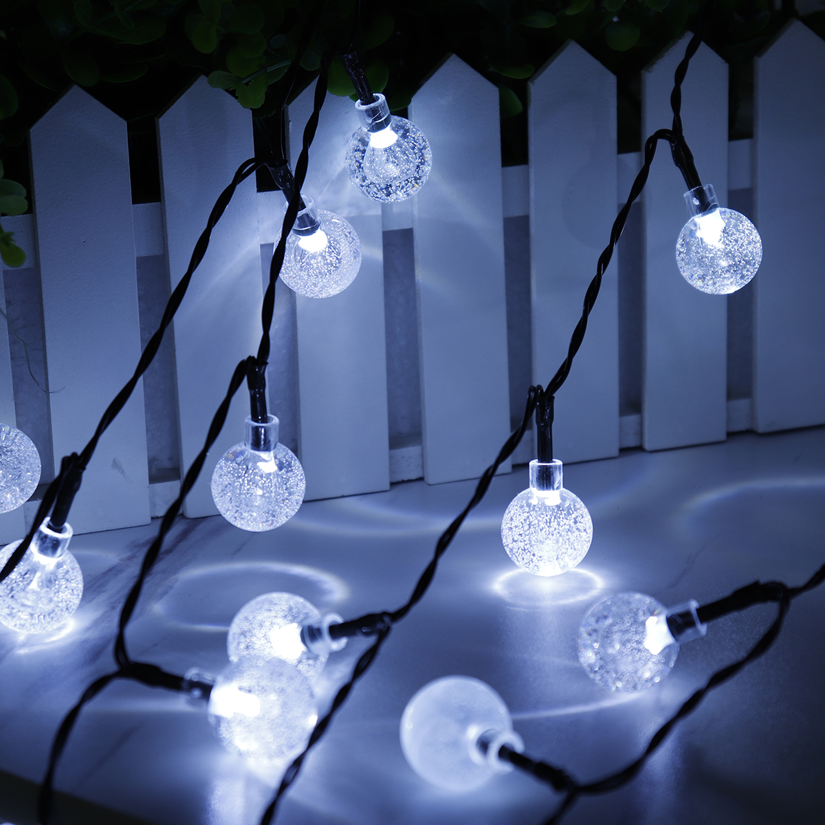 12M Waterproof 100LED String Ball Light Outdoor Garden Party Wedding Decor Lamp+Remote Control
