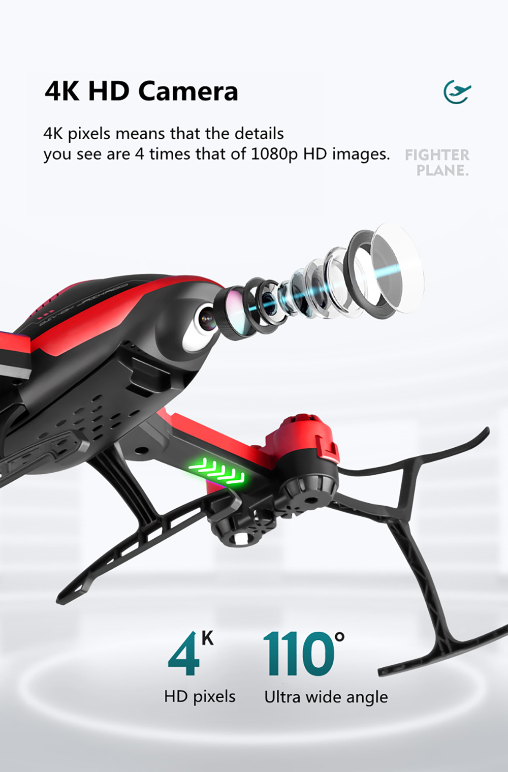 4DRC V10 2.4G 3.5CH 4K Cameras APP Controlled Altitude Hold Super Large Alloy RC Helicopter RTF