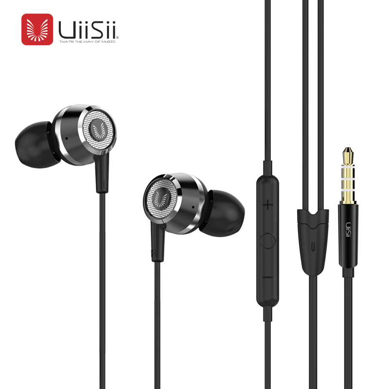 

UiiSii HI820 Wired In-ear Earphone 3.5mm Noise Cancelling Stereo with Microphone