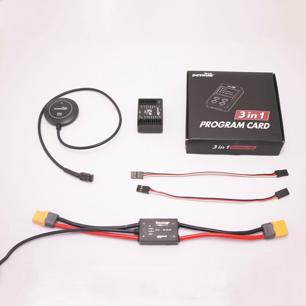 Detrum Z3-FPV FPV Aircraft Flight Control Built-in OSD With 3-in-1 Programming Card GPS & PMU for FPV RC Drone Airplane - Photo: 8