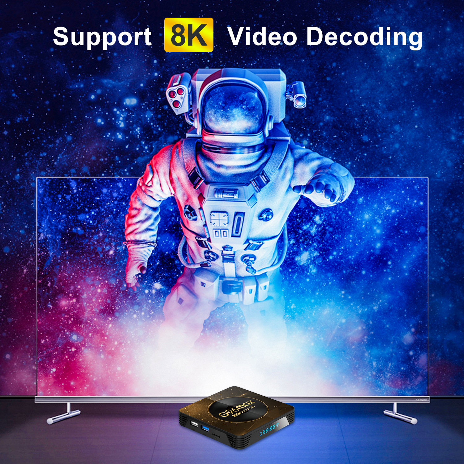 G96max RK3528 A13 TV Box 4+32G dual-band wifi bluetooth 8K set top box player