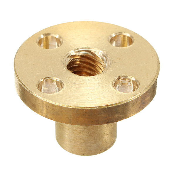 T6 2mm Pitch Copper Screw Nut Brass Nut For Stepper Motor 6mm Thread Lead Screw CNC Parts