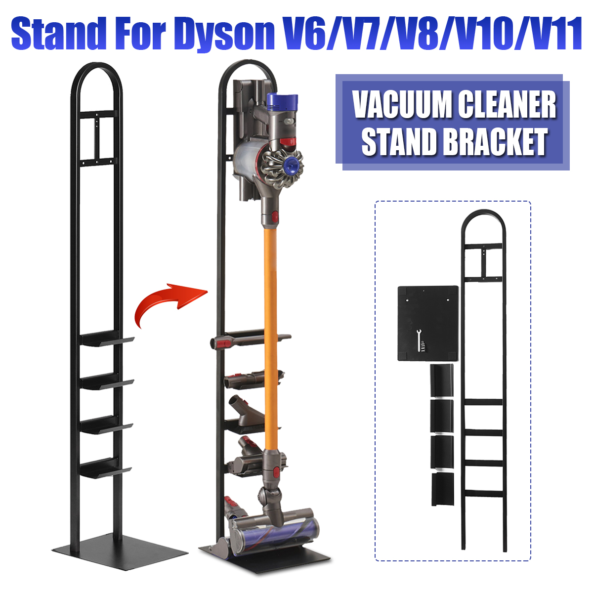 1pcs Storage Bracket Accessories for Dyson V6 V7 V8 V10 V11 Handheld Vacuum Cleaner