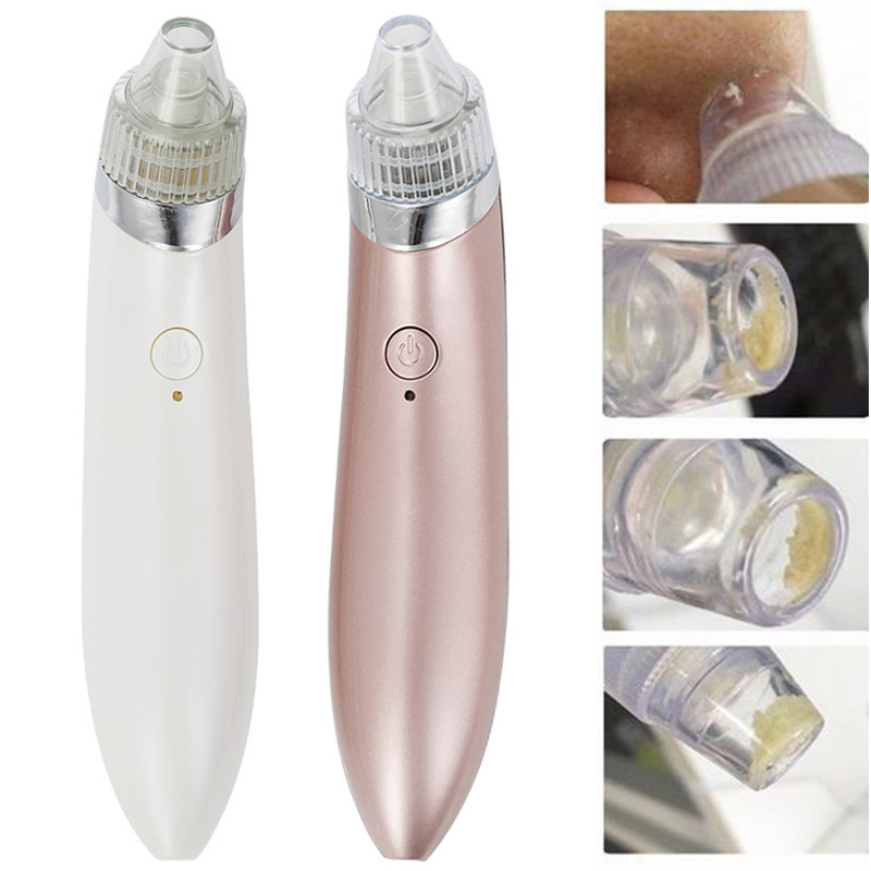 Electric Blackhead Suction Tool Ance Remover Pore Cleanser Vacuum Microdermabrasion Facial Skin Lift