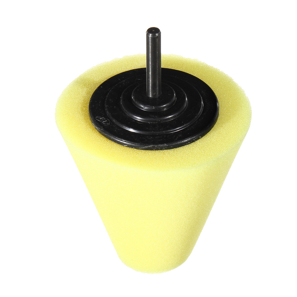 5pcs Burnishing Foam Sponge Polishing Cone Ball Buffing Pad Car Wheel Hub Cleaner Polishing Sponge Set 18