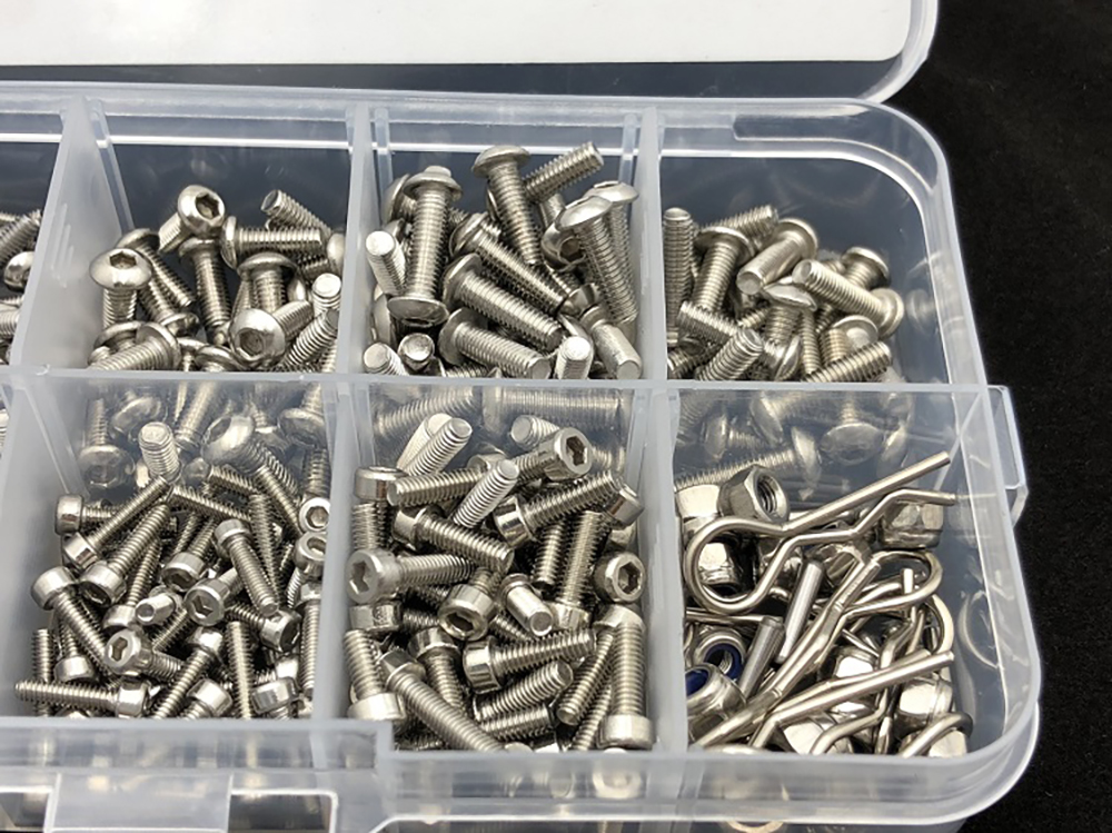 Screw Box For TRX4 Tactical Edition 82056-4 Stainless Steel Screws RC Car Parts - Photo: 9