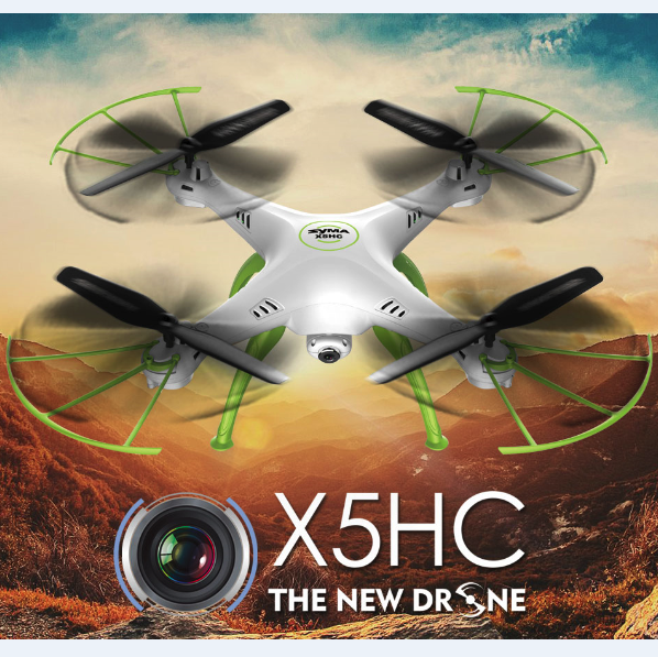 

Syma X5HC With 2MP HD Camera 2.4G 4CH 6Axis Altitude Mode RC Quadcopter RTF