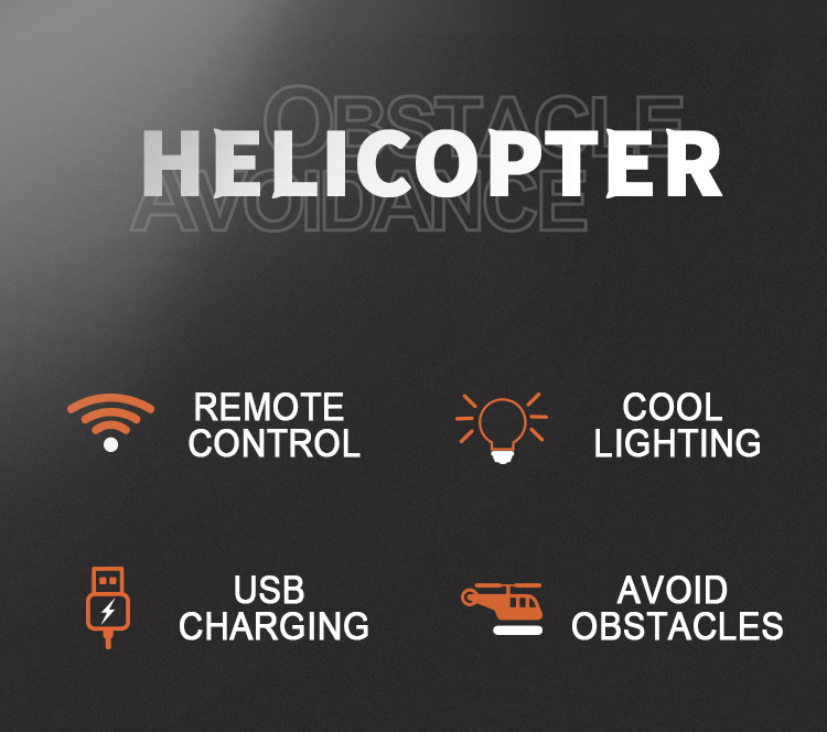 CX068 Black Ant 2.5CH 3.5CH Intelligent Obstacle Avoidance Airflow Fixed Height USB Charging RC Helicopter RTF