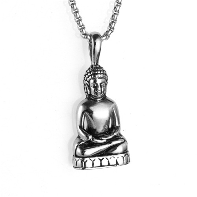 

Ожерелье Будды Татхагаты Кулон Нержавеющая сталь Мужское Jewe