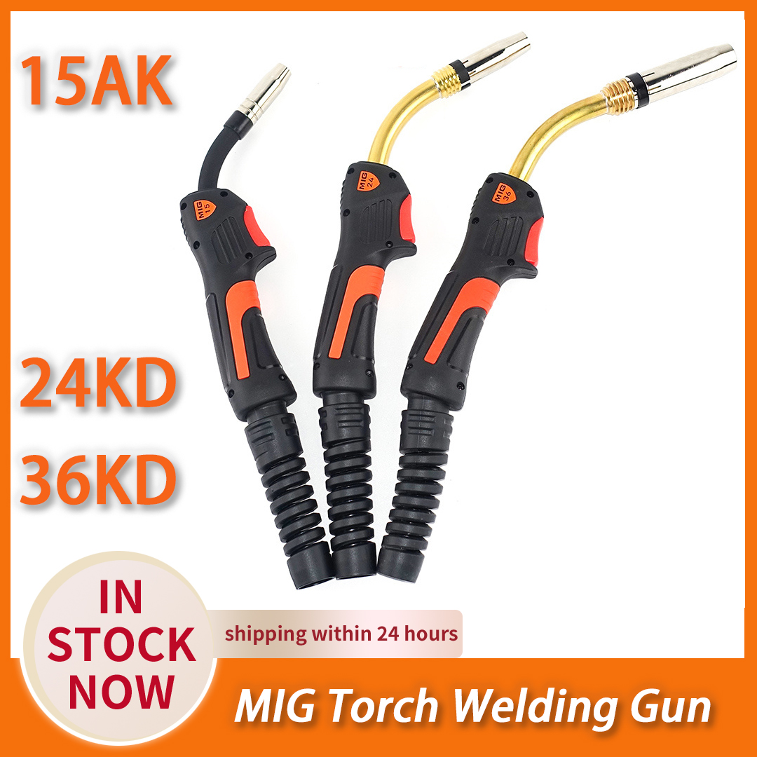 14Pcs 15AK Welding Torch Consumables 0.6mm 0.8mm 0.9mm 1.0mm 1.2mm MIG Torch Gas Nozzle Tip Holder of 15AK MIG MAG Welding Torch