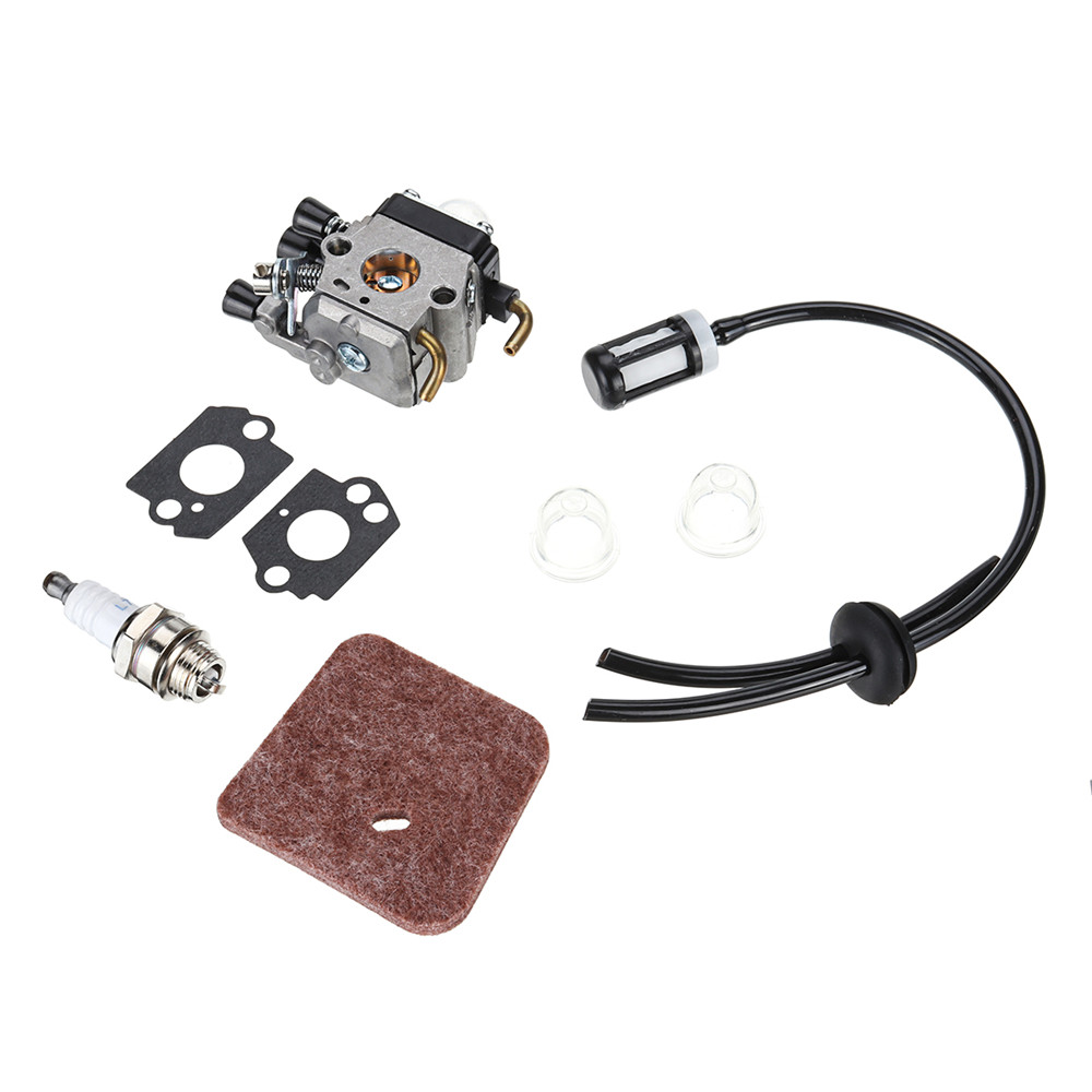 Carburettor Carb Assembly Kits for STIHL FS38 FS45 FS46 55 55R Air Fuel Filter Gasket Weed Eater