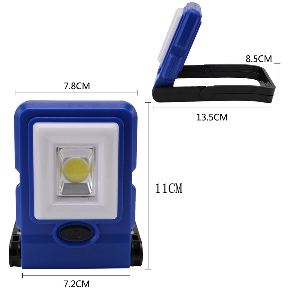 Portable COB USB Rechargeable Camping Work Light Hook Outdoor Fishing Hiking Lamp 