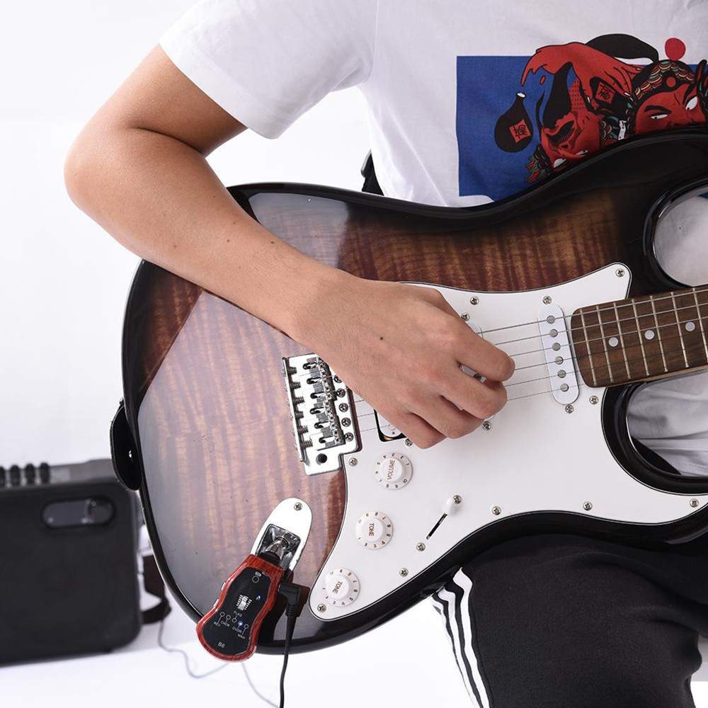 B6 5 In 1 Guitar Effects Portable bluetooth Transmitter Guitar Effector for Electric Guitar 20